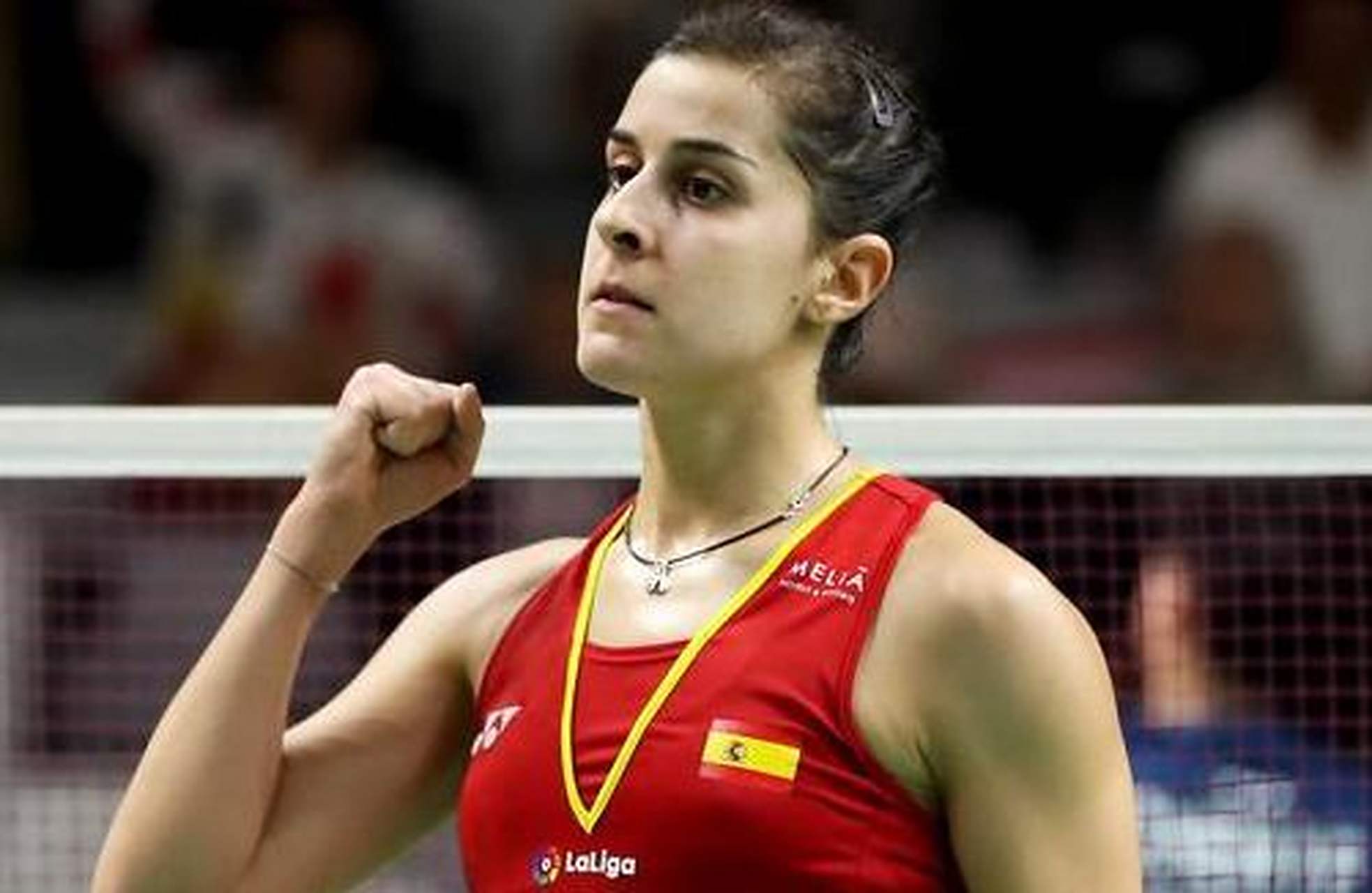 英格兰羽毛球队强势法国羽毛球队，马琳关键制胜